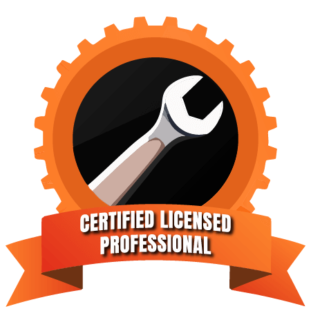 certified licensed badge